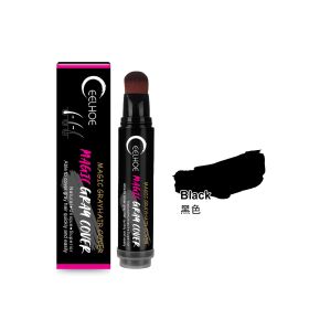 EELHOE Disposable Plant Hair Stick, Hair Without Damage Repair Color Black Brown Quick White Hair Cover Stick